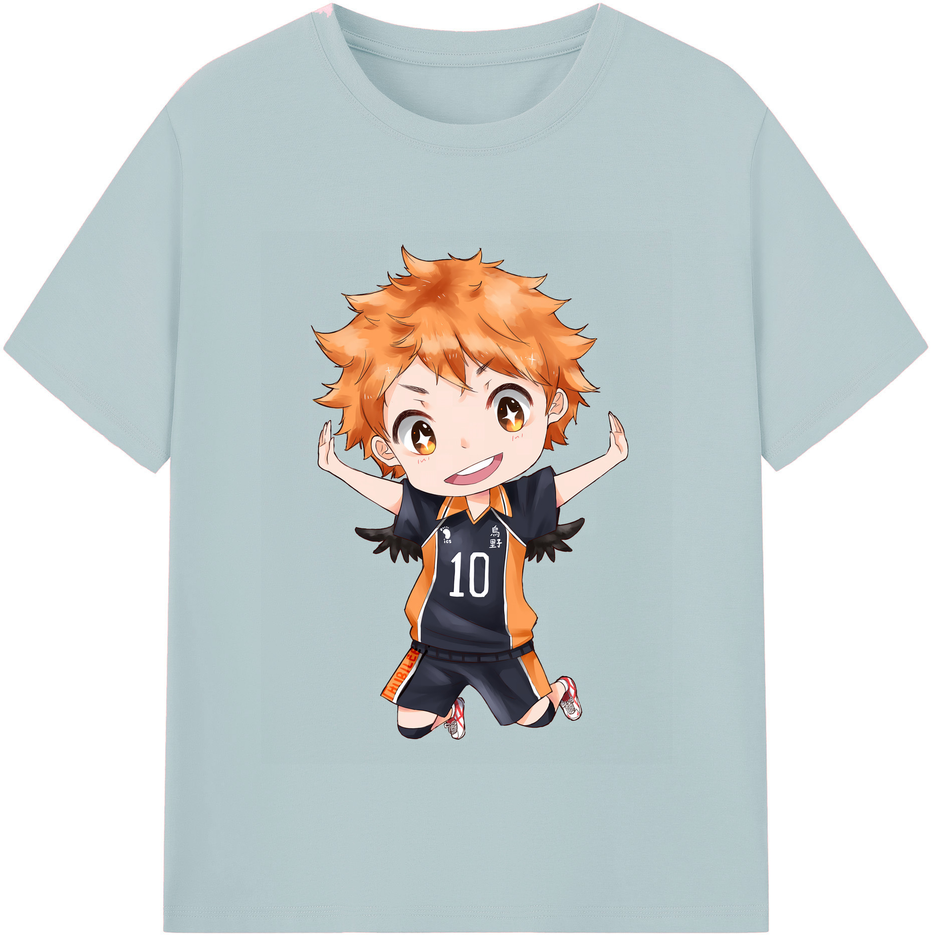 （画像用） ハイキュー!! Haikyu!! 綿100％半袖Tシャツ（フロントプリント）